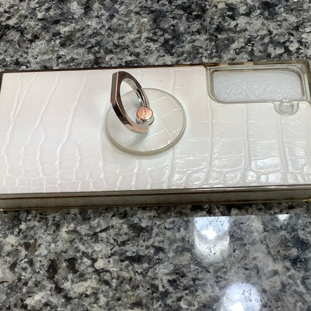 Flaunt Galaxy S23 Faux. Croc Rectangle Case